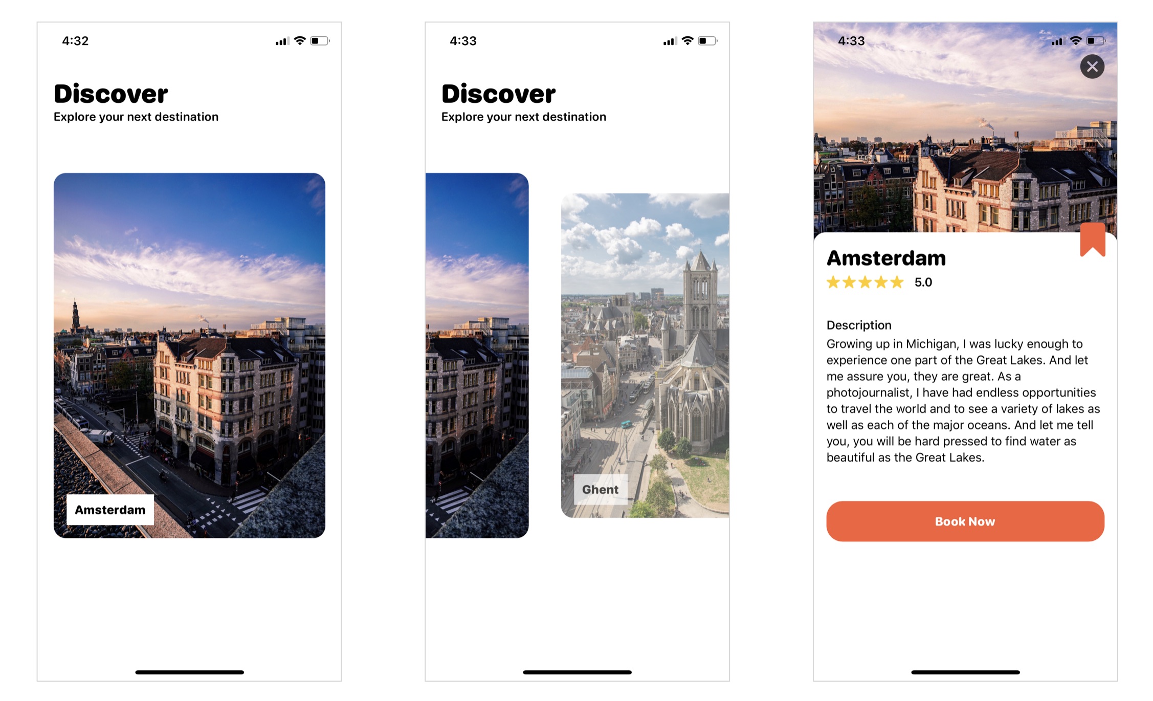 Figure 2. The demo app