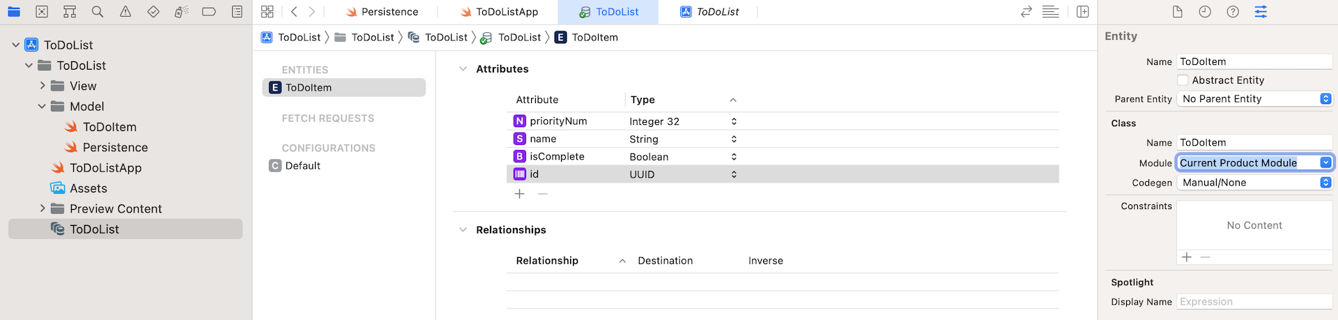Figure 8. Disable code generation