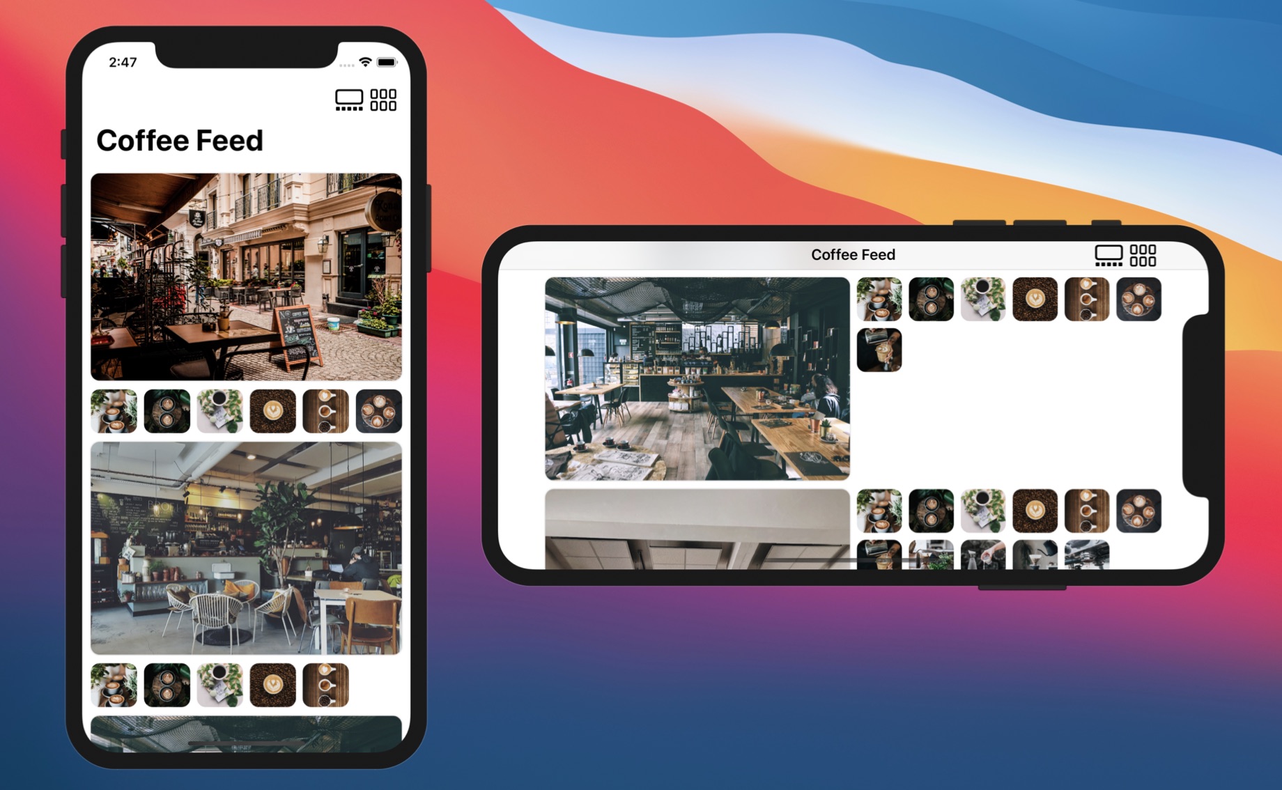 Figure 14. Building complex grid layout with two grids