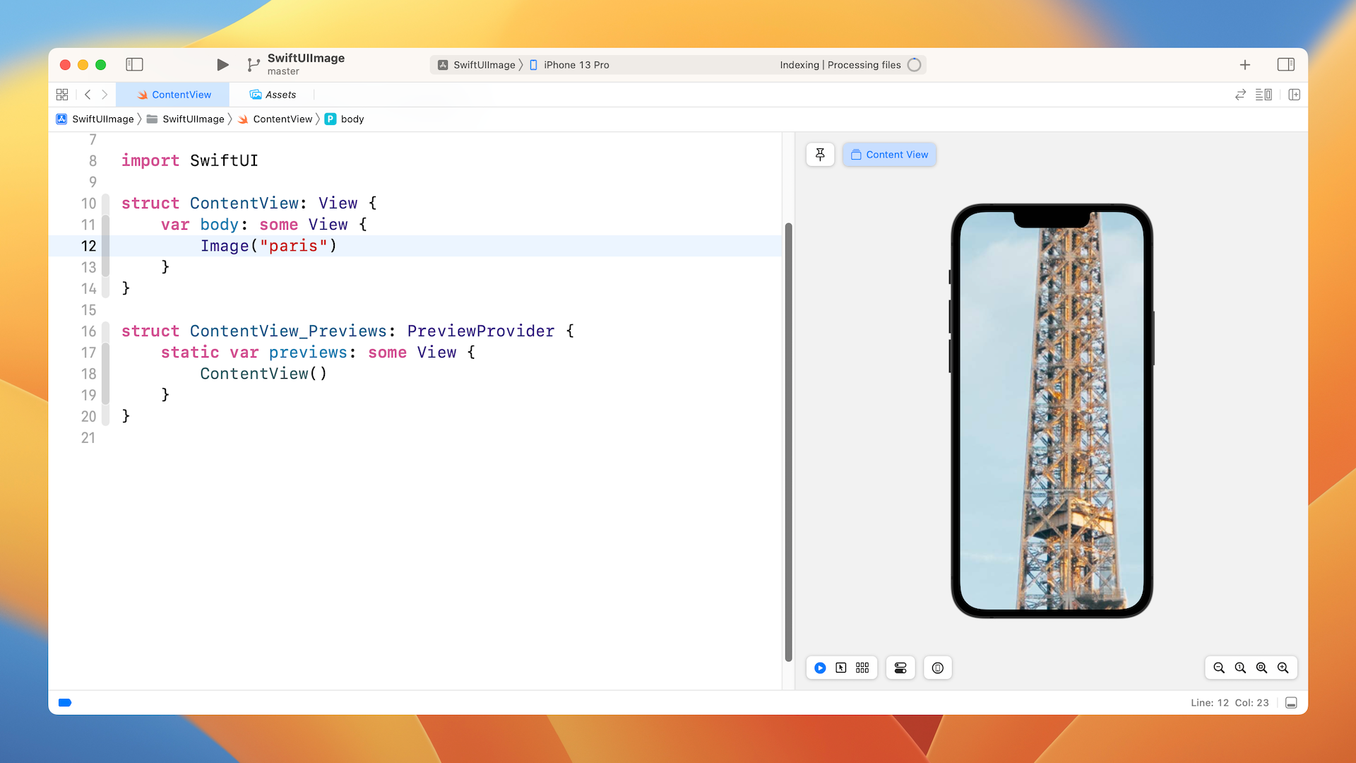 Figure 6. Loading a custom image