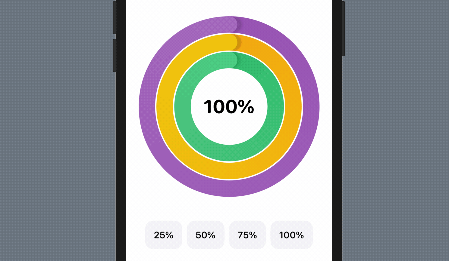 Figure 2. Animating the progress label