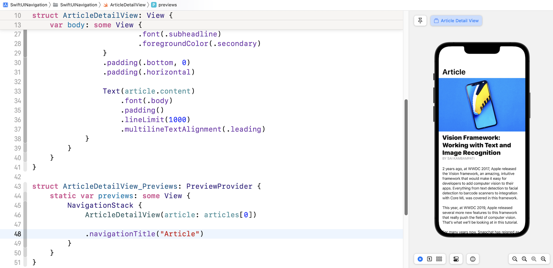 Figure 13. Empty space in the header