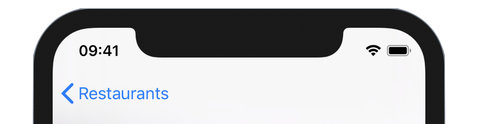 Figure 8. A standard back button