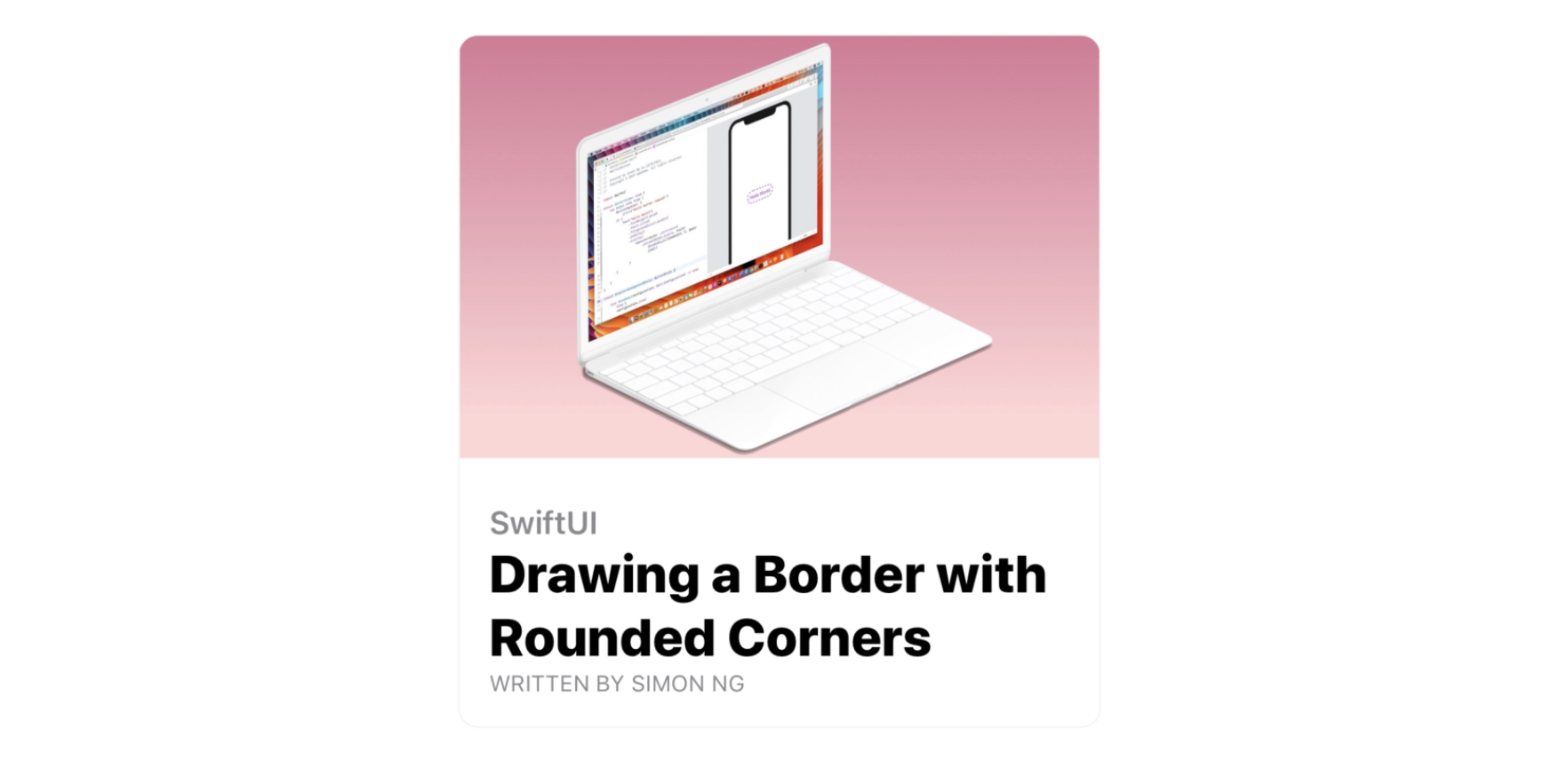 Figure 1. The card view