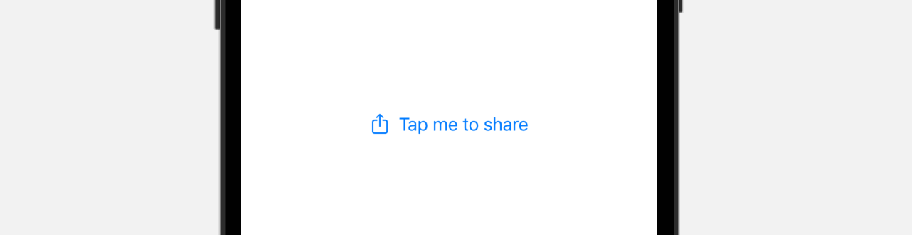 Figure 3. Customizing the share button