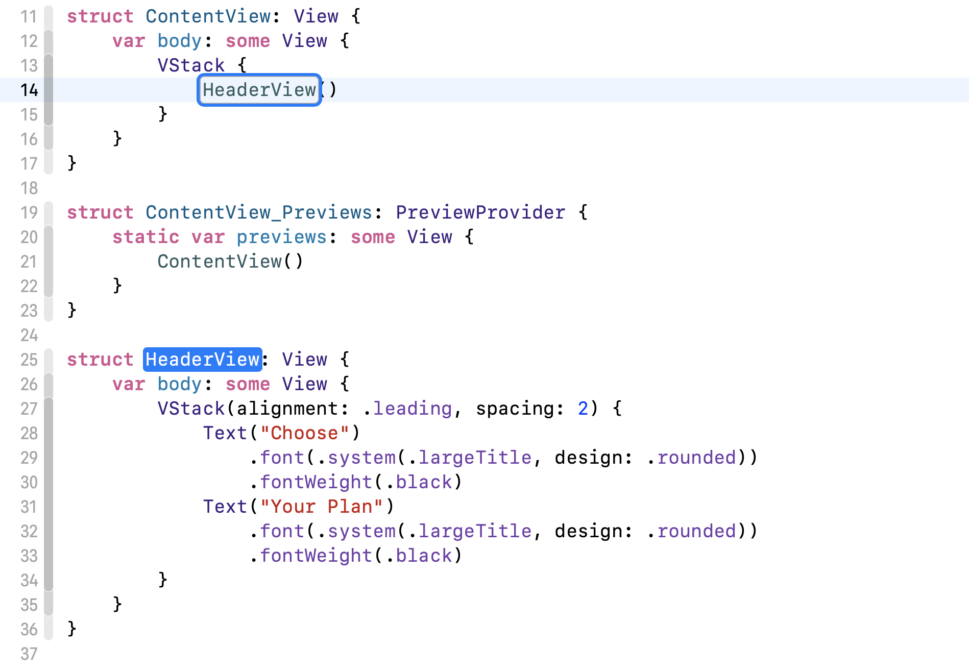 Figure 11. Extract subview