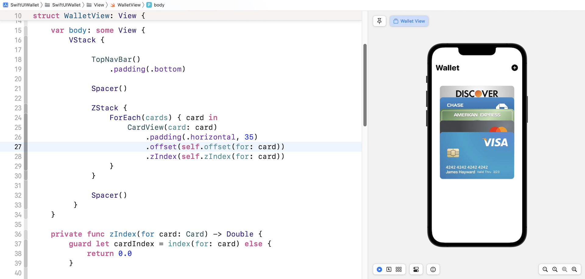 Figure 9. Spreading the cards